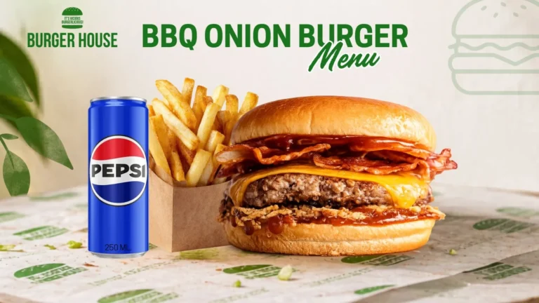 Meniu BBQ Onion Burger