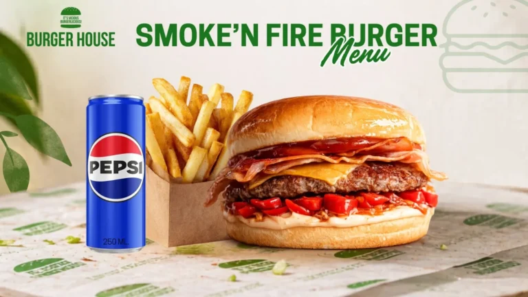 Meniu Smokey Fire Burger